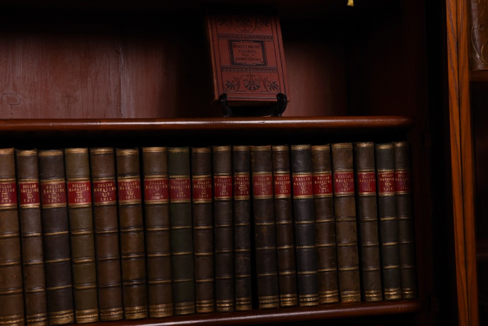 Exceptional Mahogany 3 door Victorian bookcase  View IV