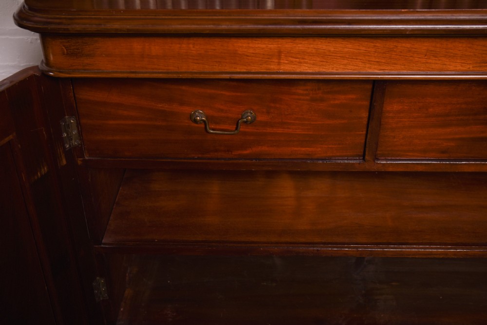 Exceptional Mahogany 3 door Victorian bookcase  View VI