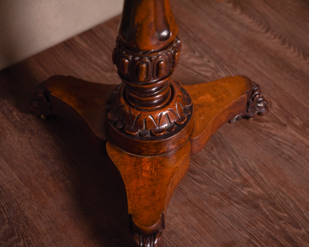 Handsome William the 4th  Pollard oak centre table  View X