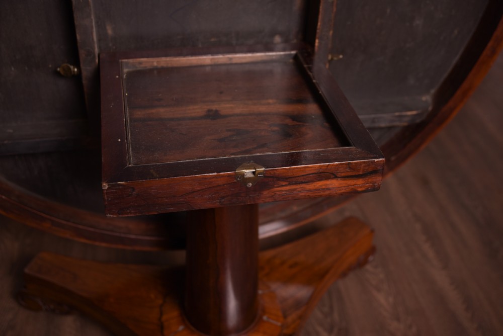 Fabulous Rosewood snap top Centre table  View VII