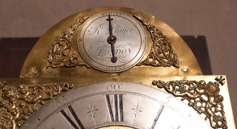 Handsome Georgian Mahogany London Longcase clock  View XI