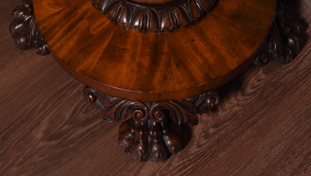 Fabulous Mahogany  William the 4th fold over tea table View II
