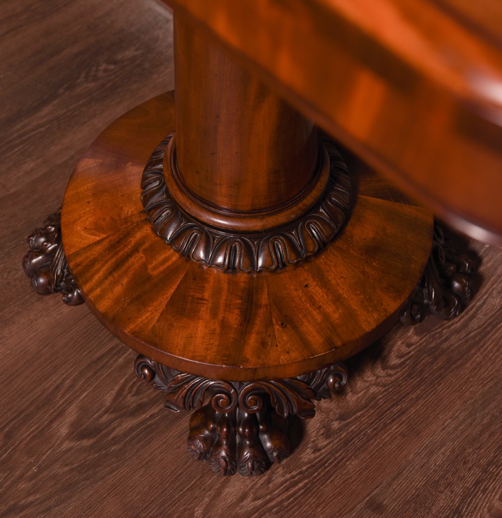 Fabulous Mahogany  William the 4th fold over tea table View III
