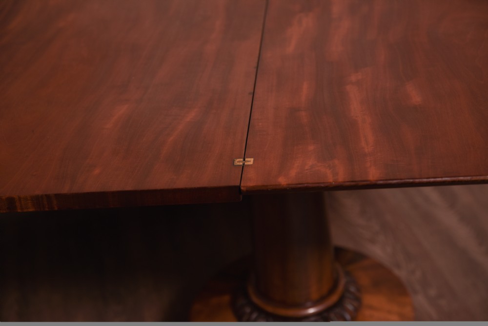 Fabulous Mahogany  William the 4th fold over tea table View IX