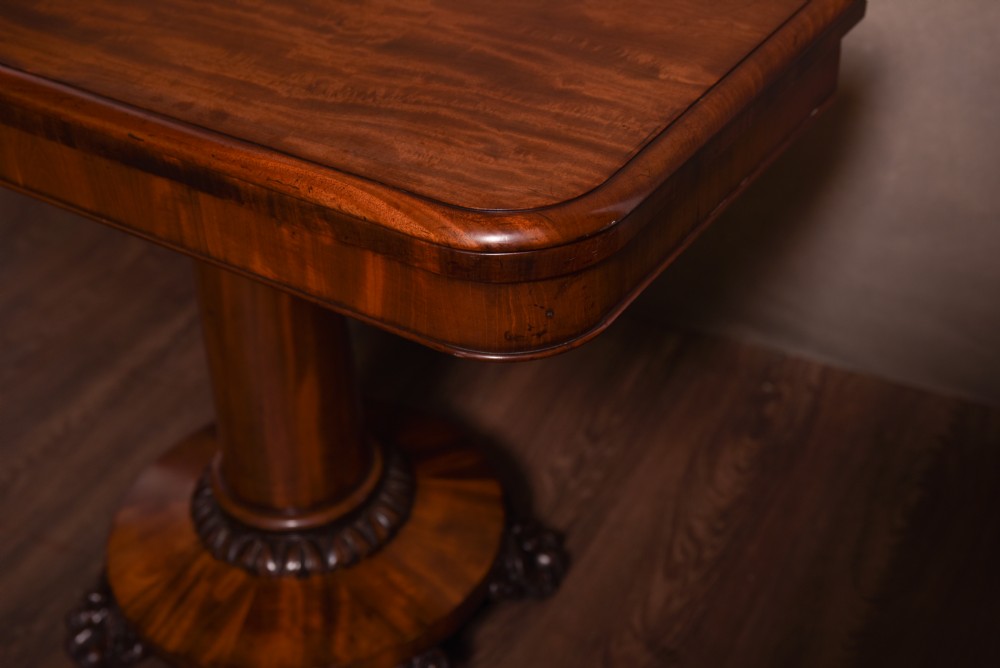 Fabulous Mahogany  William the 4th fold over tea table View X