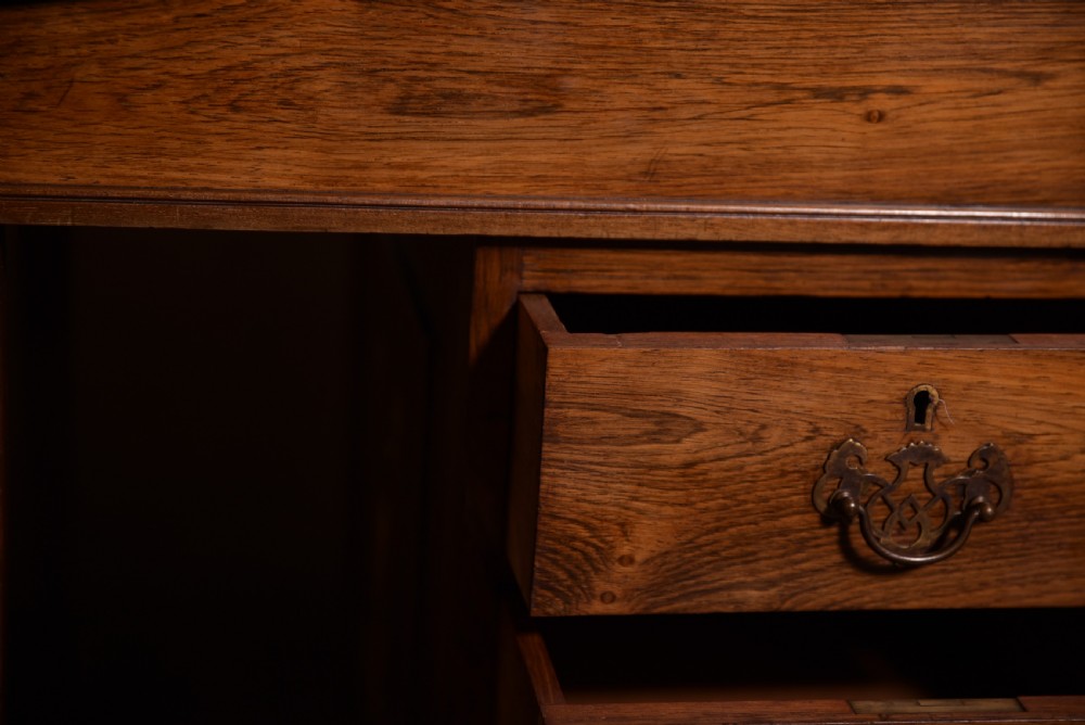 Edwardian inlaid rosewood davenport View XIII