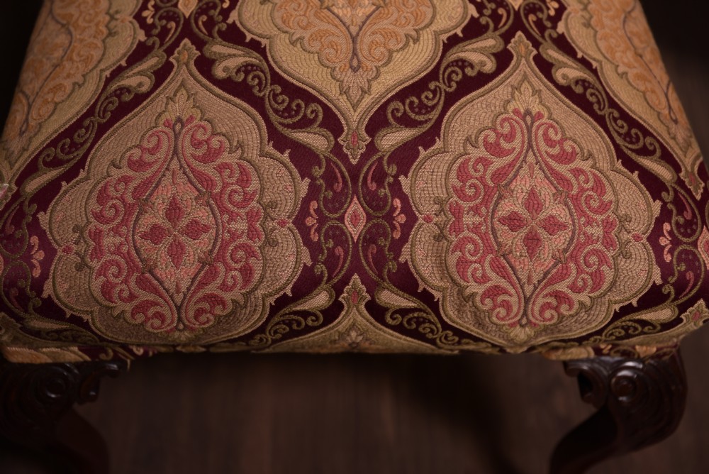 Stunning set 8 Chippendale style mahogany dining chairs View II