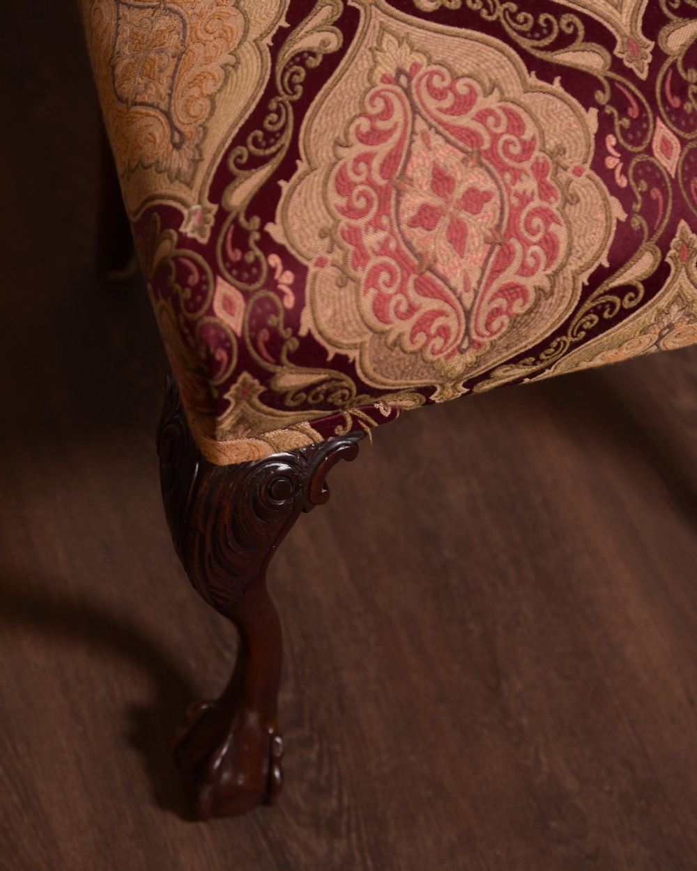 Stunning set 8 Chippendale style mahogany dining chairs View XVII