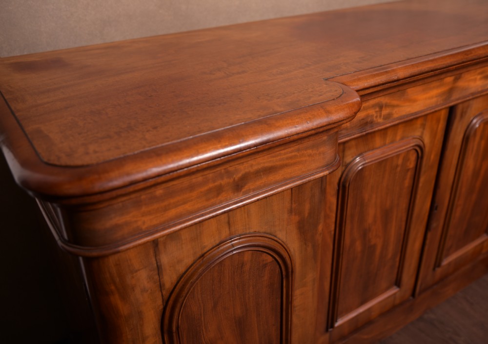 Quality Scottish 4 door breakfront Victorian sideboard View II