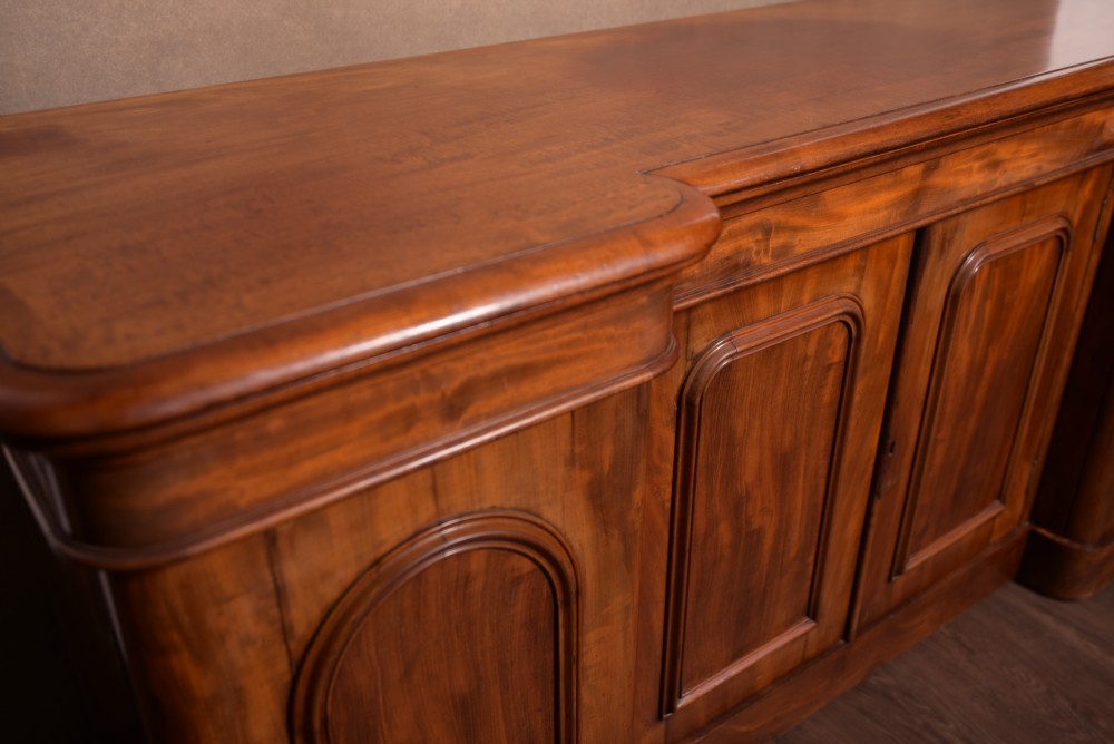 Quality Scottish 4 door breakfront Victorian sideboard View III