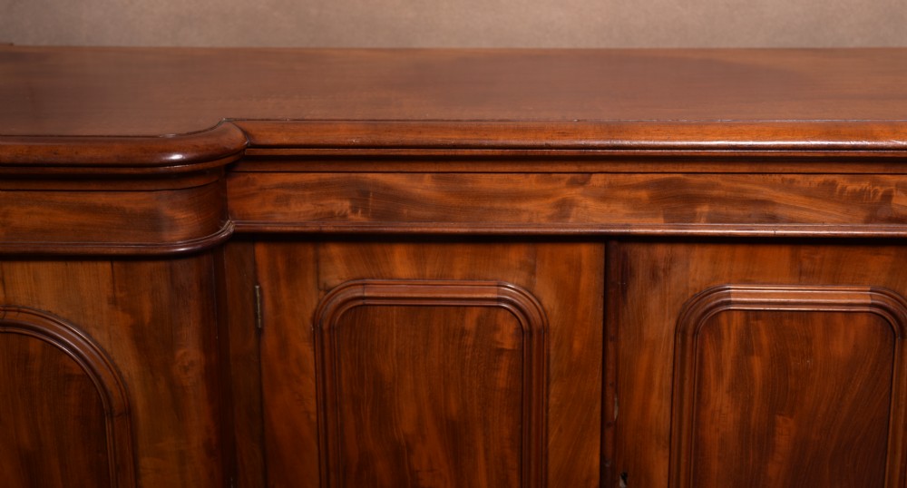 Quality Scottish 4 door breakfront Victorian sideboard View XI