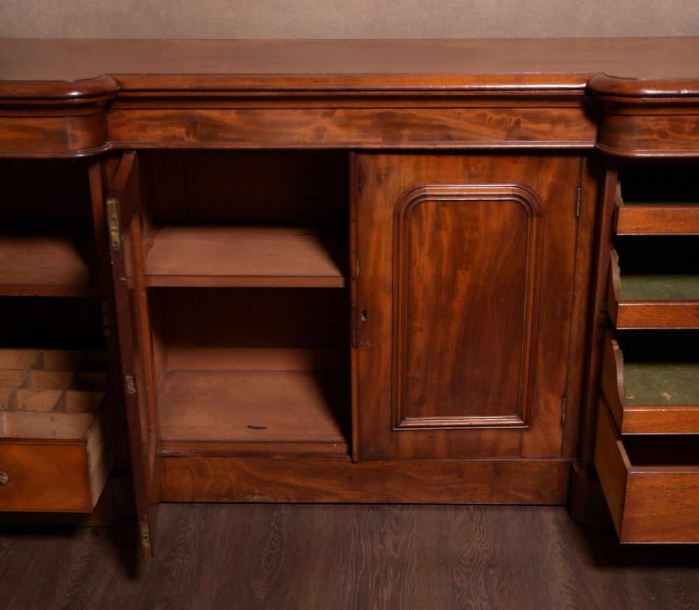 Quality Scottish 4 door breakfront Victorian sideboard View XVIII