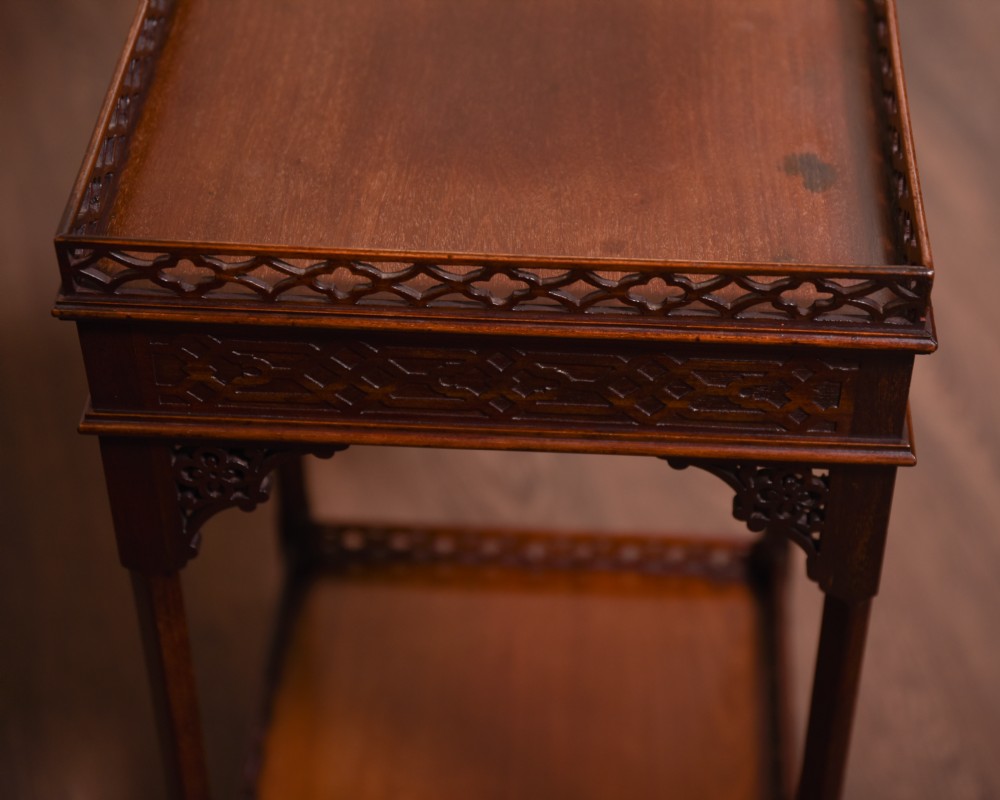 Chinese Chippendale Edwardian jardiniere stand   View III