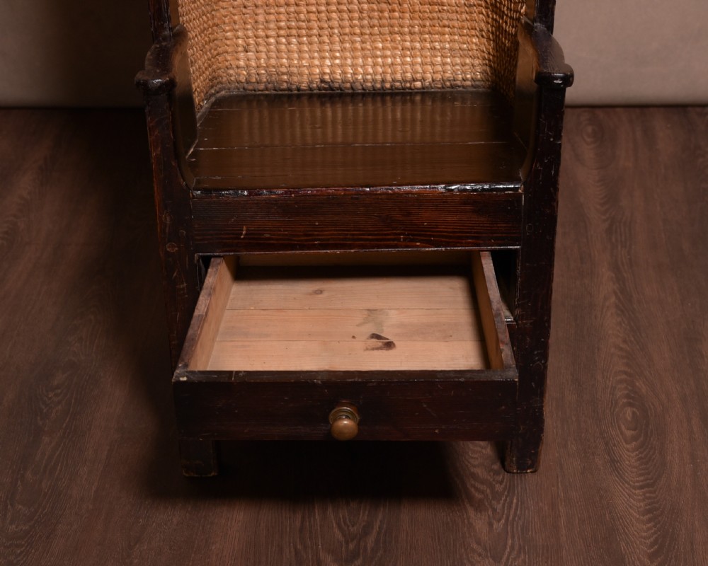 Rare early hooded Orkney chair  View VIII