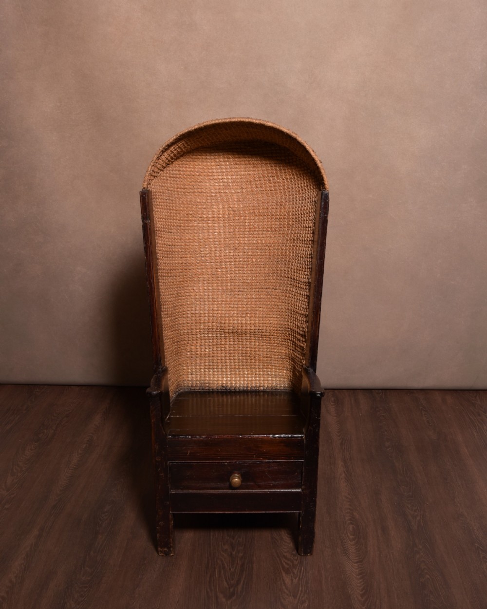 Rare early hooded Orkney chair  View XI