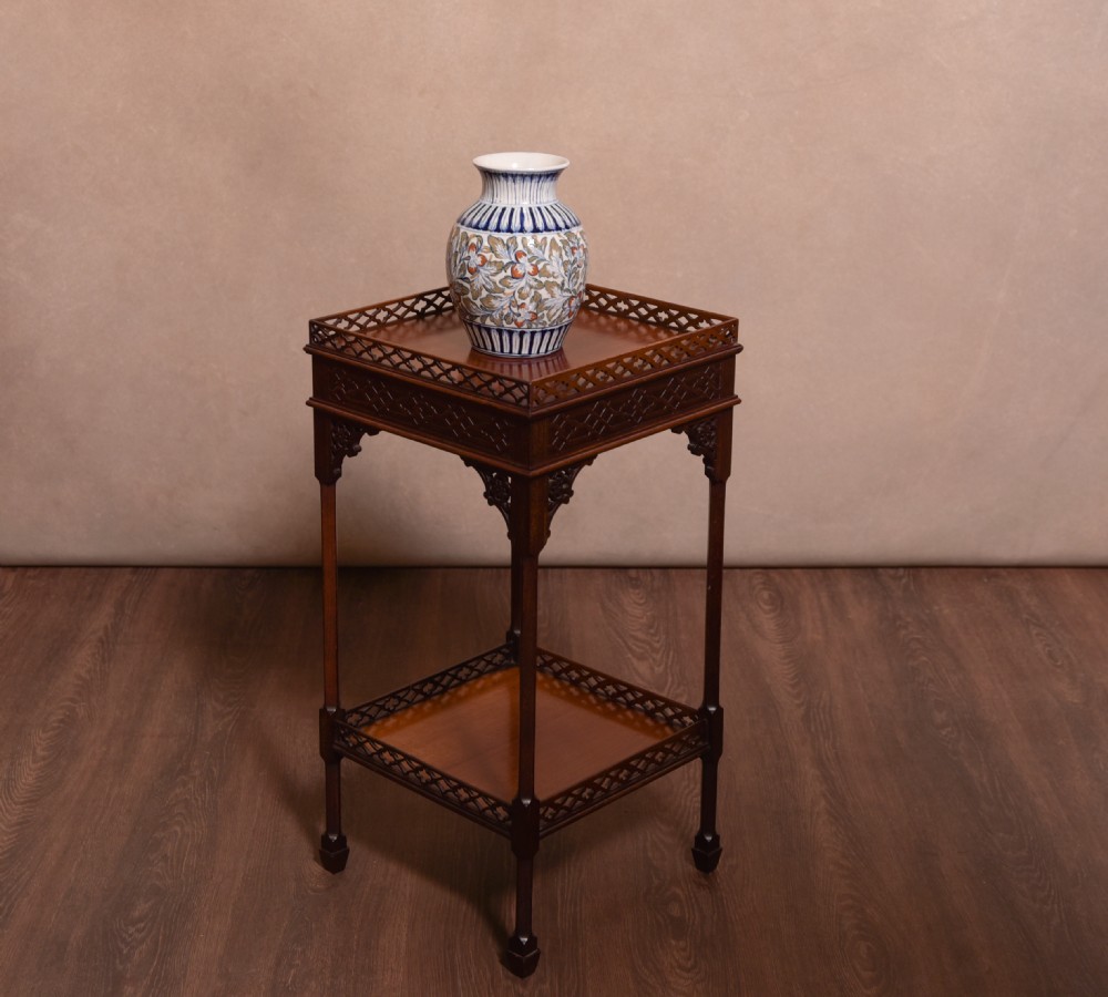 Chinese Chippendale Edwardian jardiniere stand   View XI