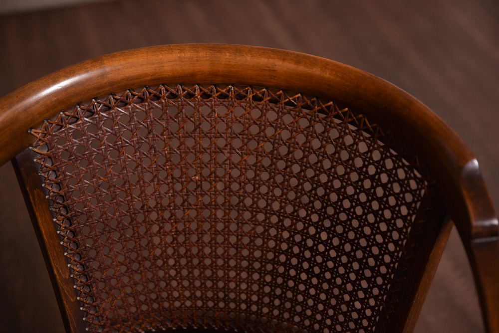 Edwardian Bergere arm chair  View II