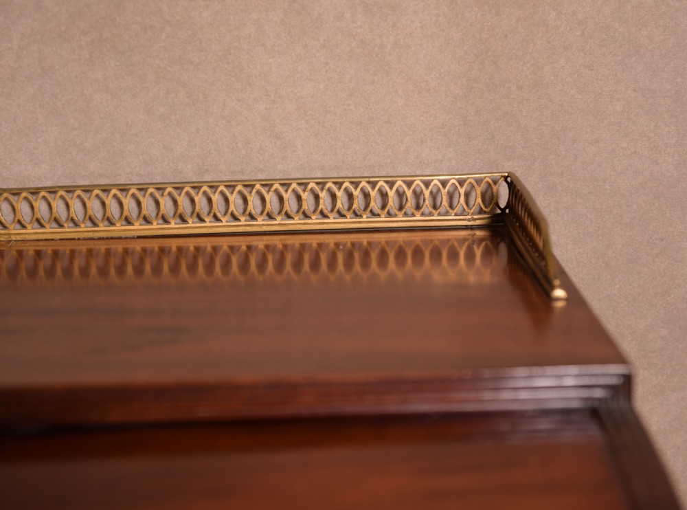 Superb Victorian Mahogany cylinder writing desk View VI