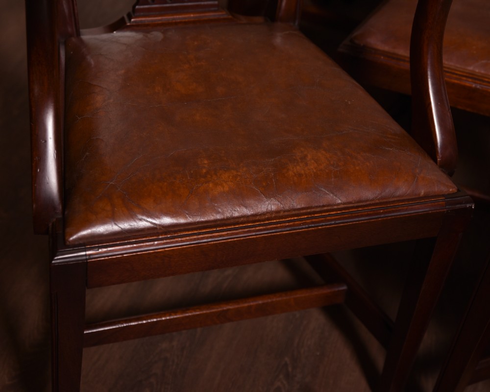 Set of 8 19th century Mahogany dining chairs  View VI