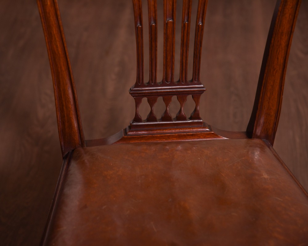 Set of 8 19th century Mahogany dining chairs  View IX