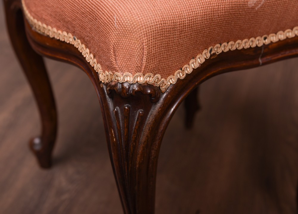 Victorian Rosewood footstool  View VI