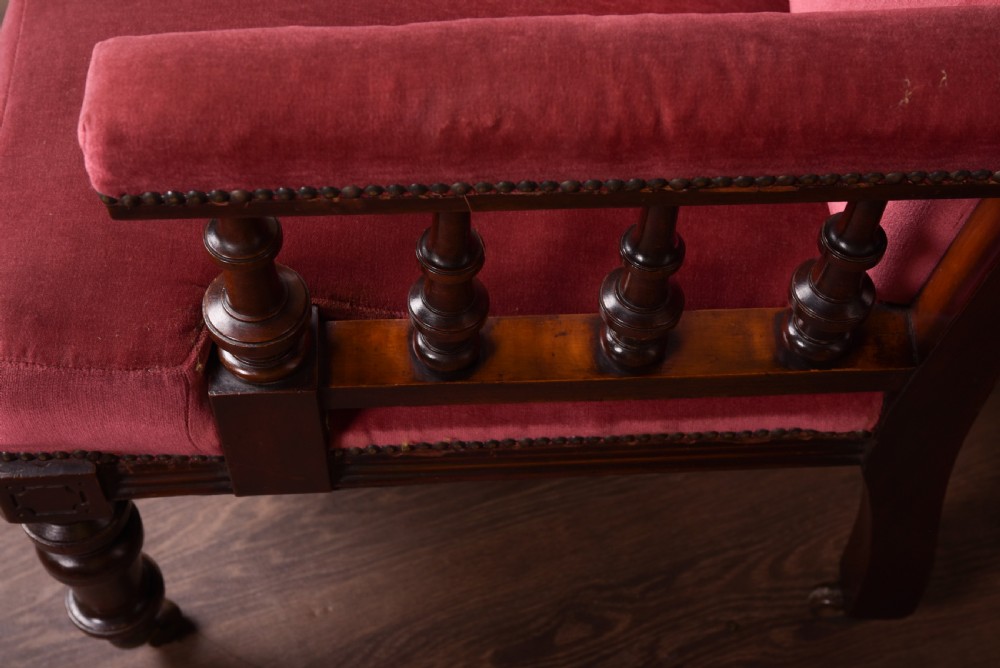 Victorian Mahogany Gentleman's arm chair View IV