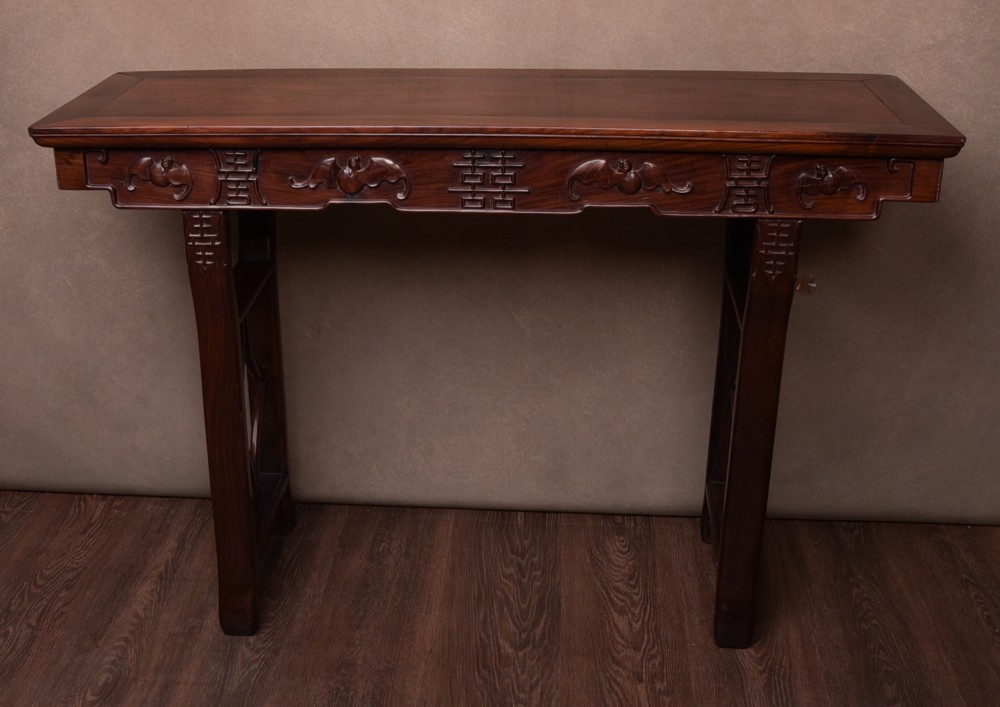 Chinese Carved Side Console Table