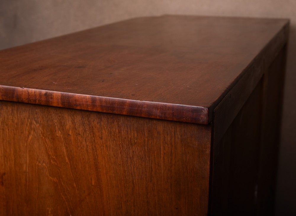 Superb Scottish Victorian Mahogany Barrel chest of drawers  View X