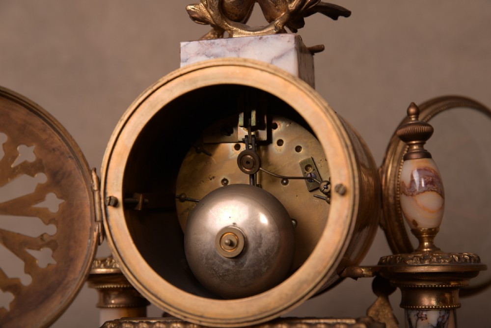 Stunning French Marble 5 pillar clock set View X