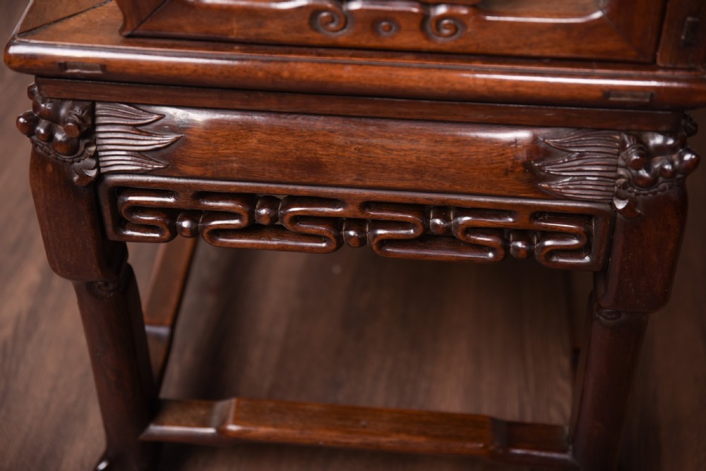 Stunning 19th Century Chinese rosewood Hall hair  View IX