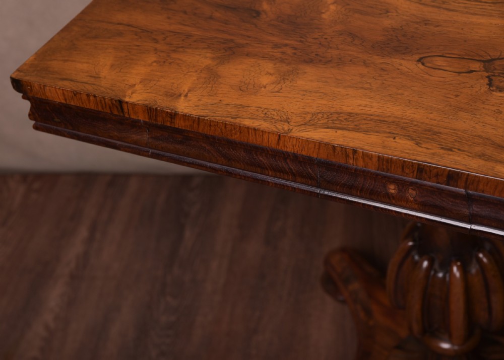 Outstanding quality Victorian rosewood side table View IV