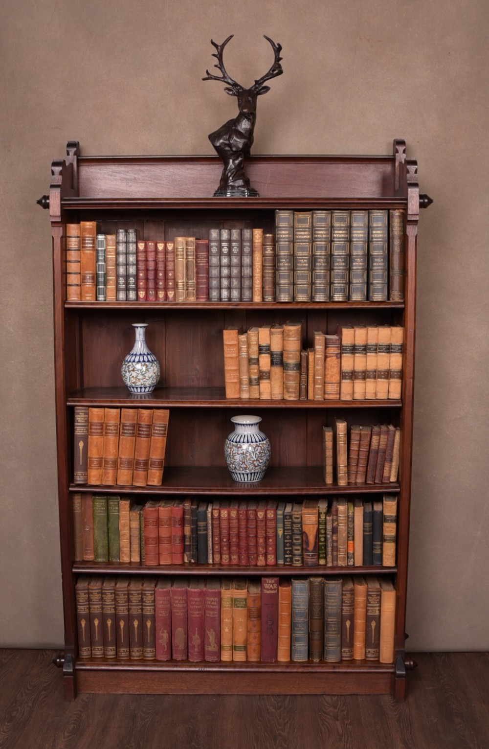 Art and crafts walnut bookcase 
