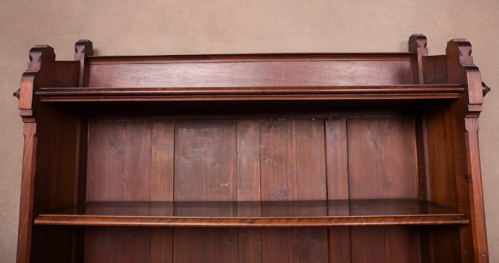Art and crafts walnut bookcase  View X