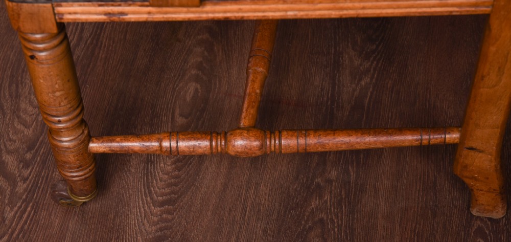 Pair of Edwardian walnut desk chairs  View IX