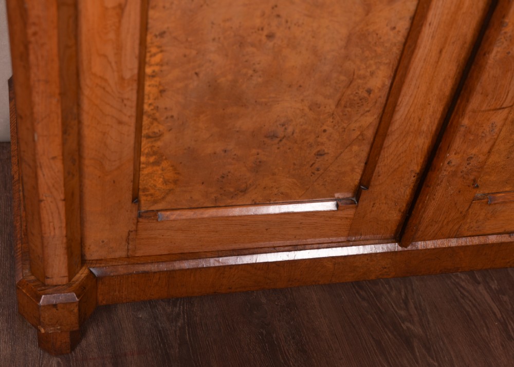 Rare arts and crafts style pollard oak wardrobe  View XV