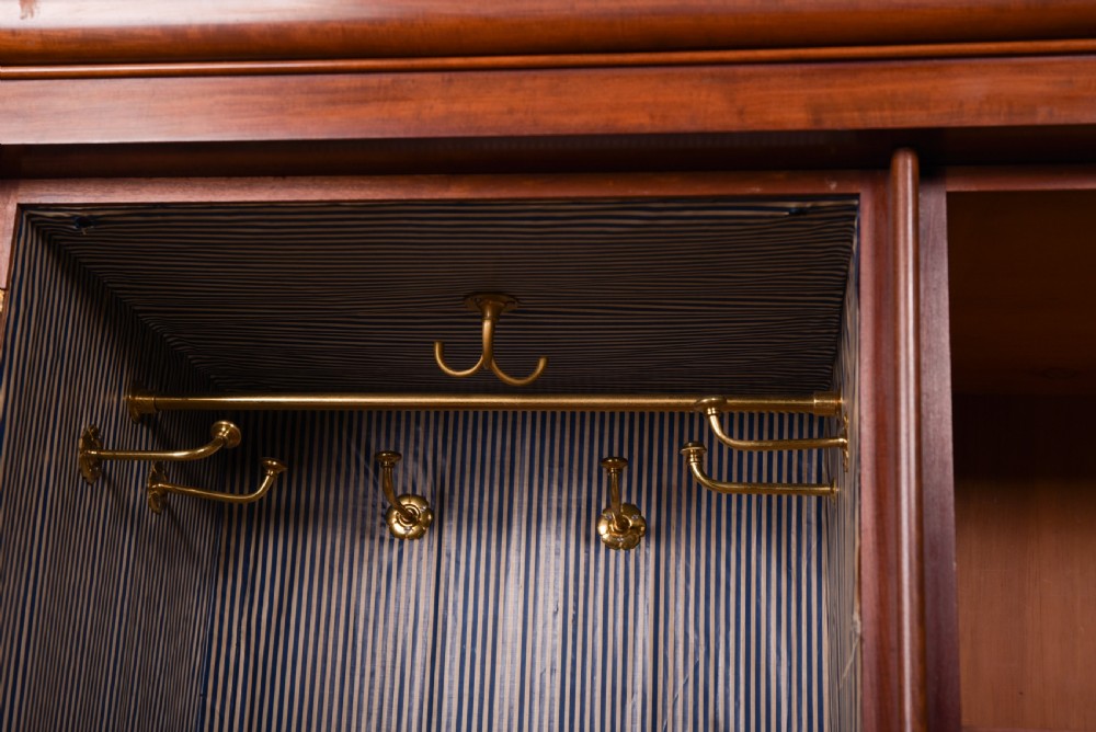 Victorian flame mahogany 2 door wardrobe View XV