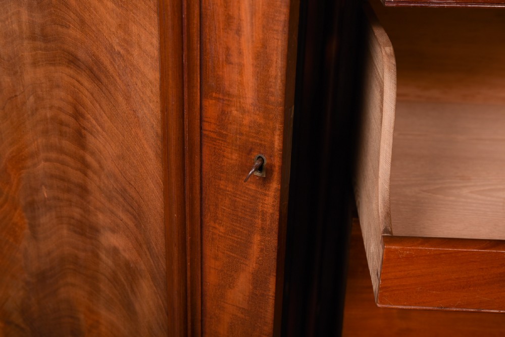 Victorian flame mahogany 2 door wardrobe View XVI