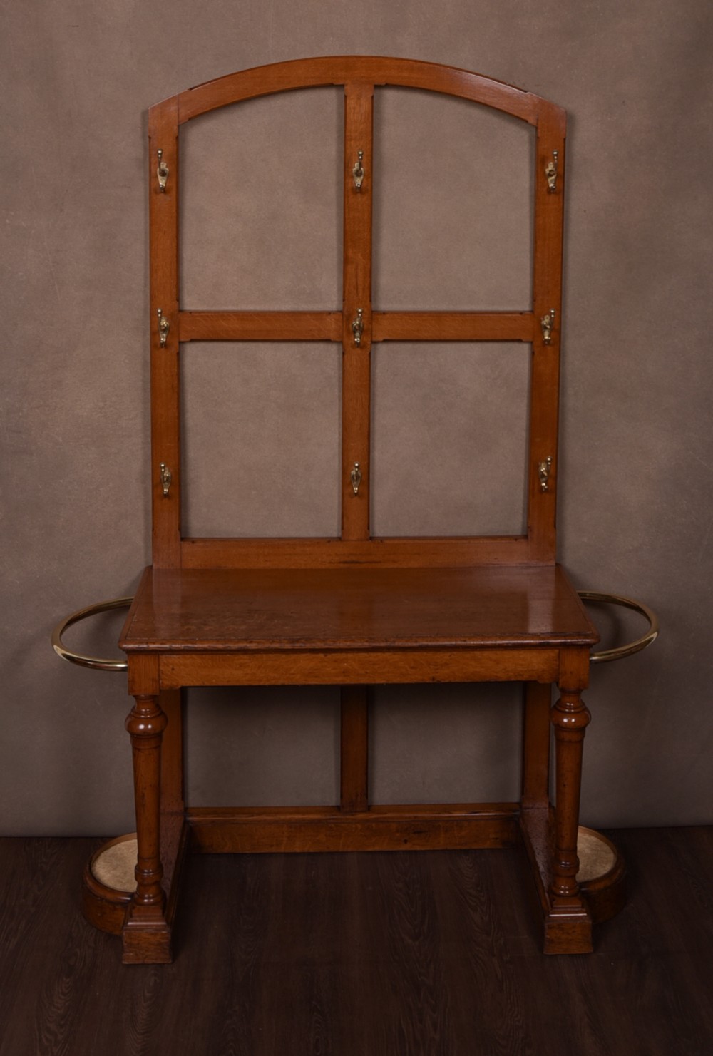 Superb Victorian Oak Hall Stand 
