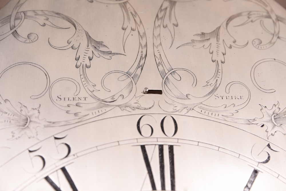 Georgian Mahogany  8 day longcase grandfather clock by Stewart of Glasgow View VIII