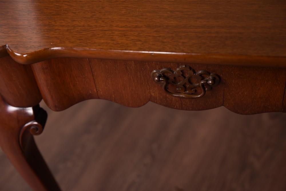 George III style mahogany occasional table  View II