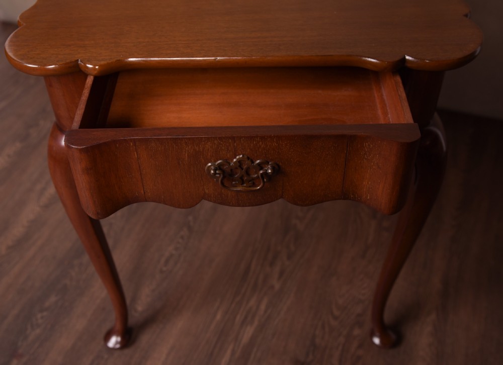 George III style mahogany occasional table  View IX