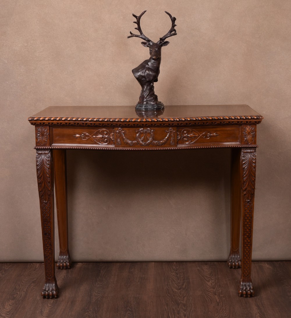 Stunning Scottish Quality Mahogany Console Table by Justice of Dundee 