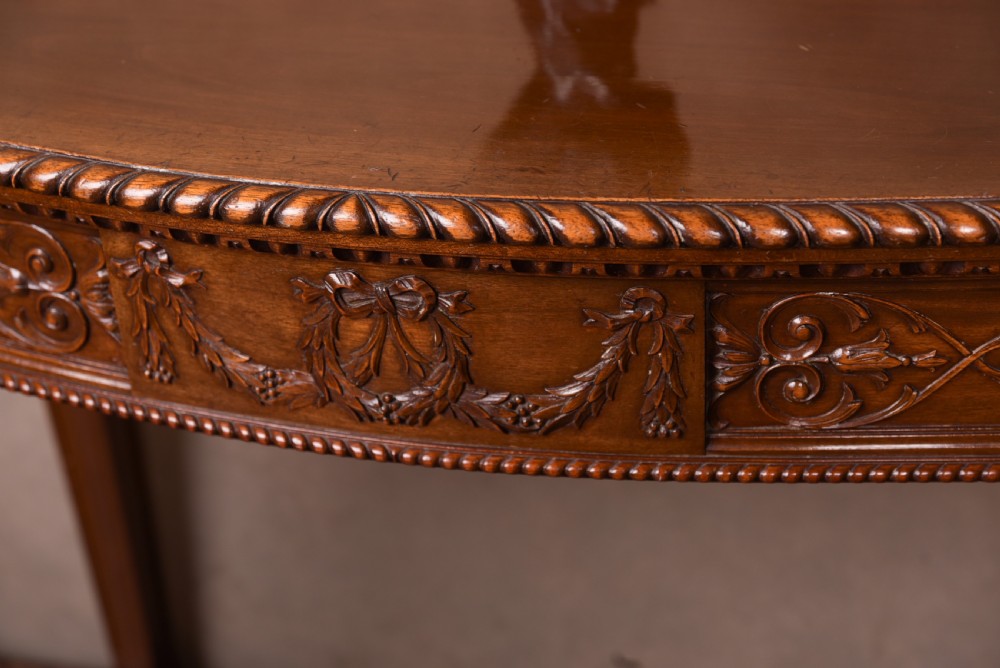 Stunning Scottish Quality Mahogany Console Table by Justice of Dundee  View II
