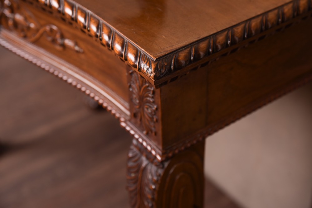 Stunning Scottish Quality Mahogany Console Table by Justice of Dundee  View IV