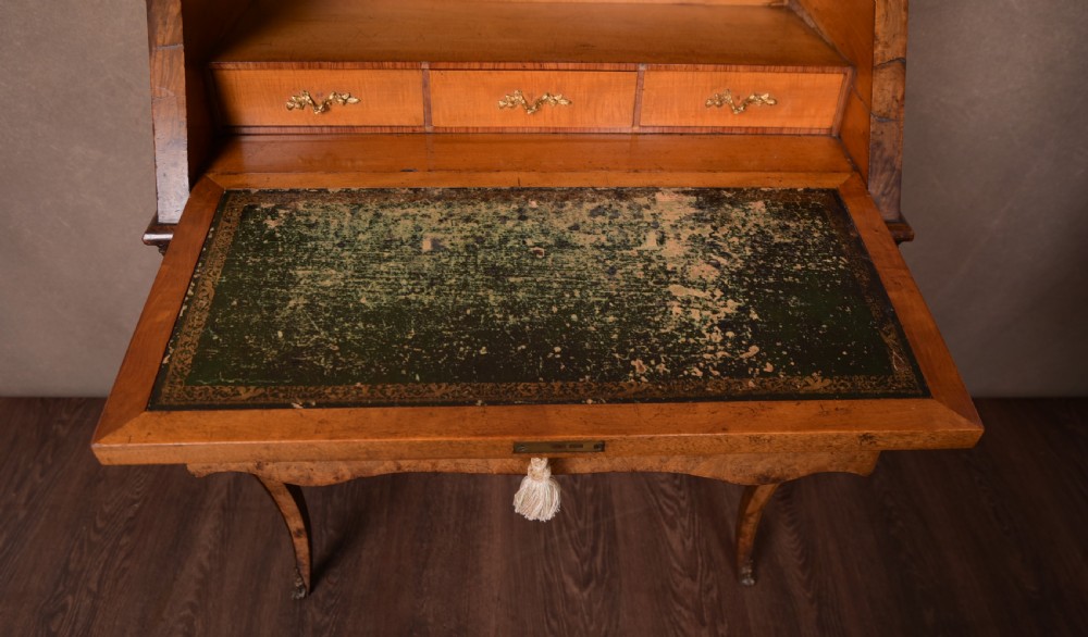 Superb Elegant Burr Walnut ladies writing Bureau  View VI