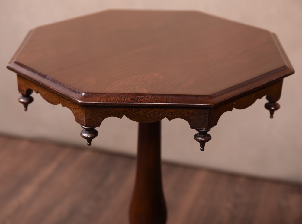 Quality Victorian Rosewood tripod table  View III