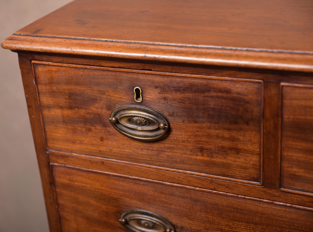 Georgian Mahogany 3 over 3 chest oaf drawers  View II