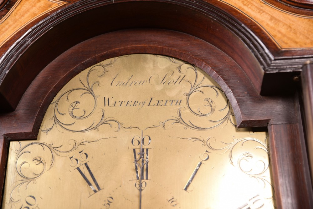 Neat proportioned Scottish longcase clock by Andrew Scot of Lieth Edinburgh View VI