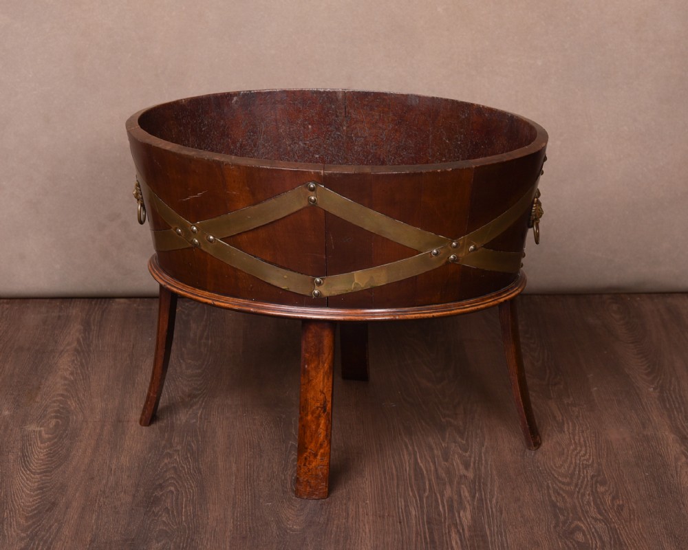 19th century wine cellarette planter