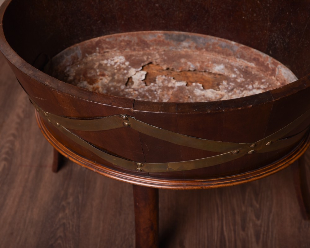 19th century wine cellarette planter View IV